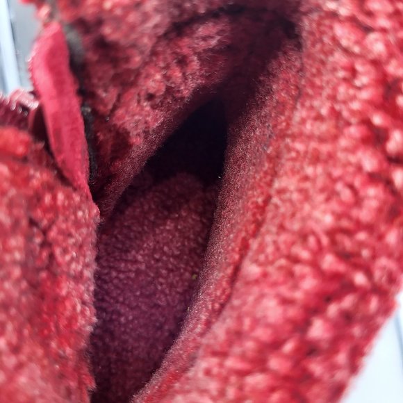 Land's End Suede Faux Fur Lined Booties - Picture 5 of 15